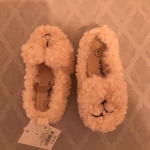 Beige cat and Jack slip on sneakers